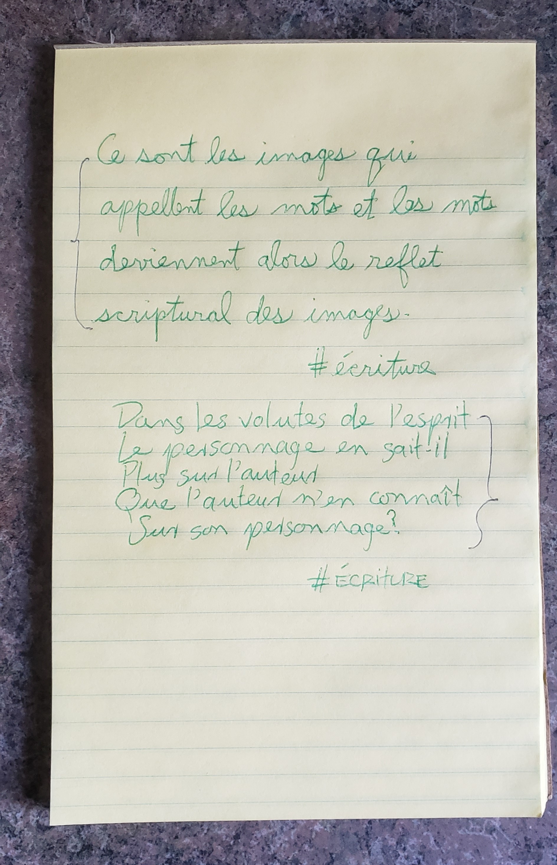 Images et personnage