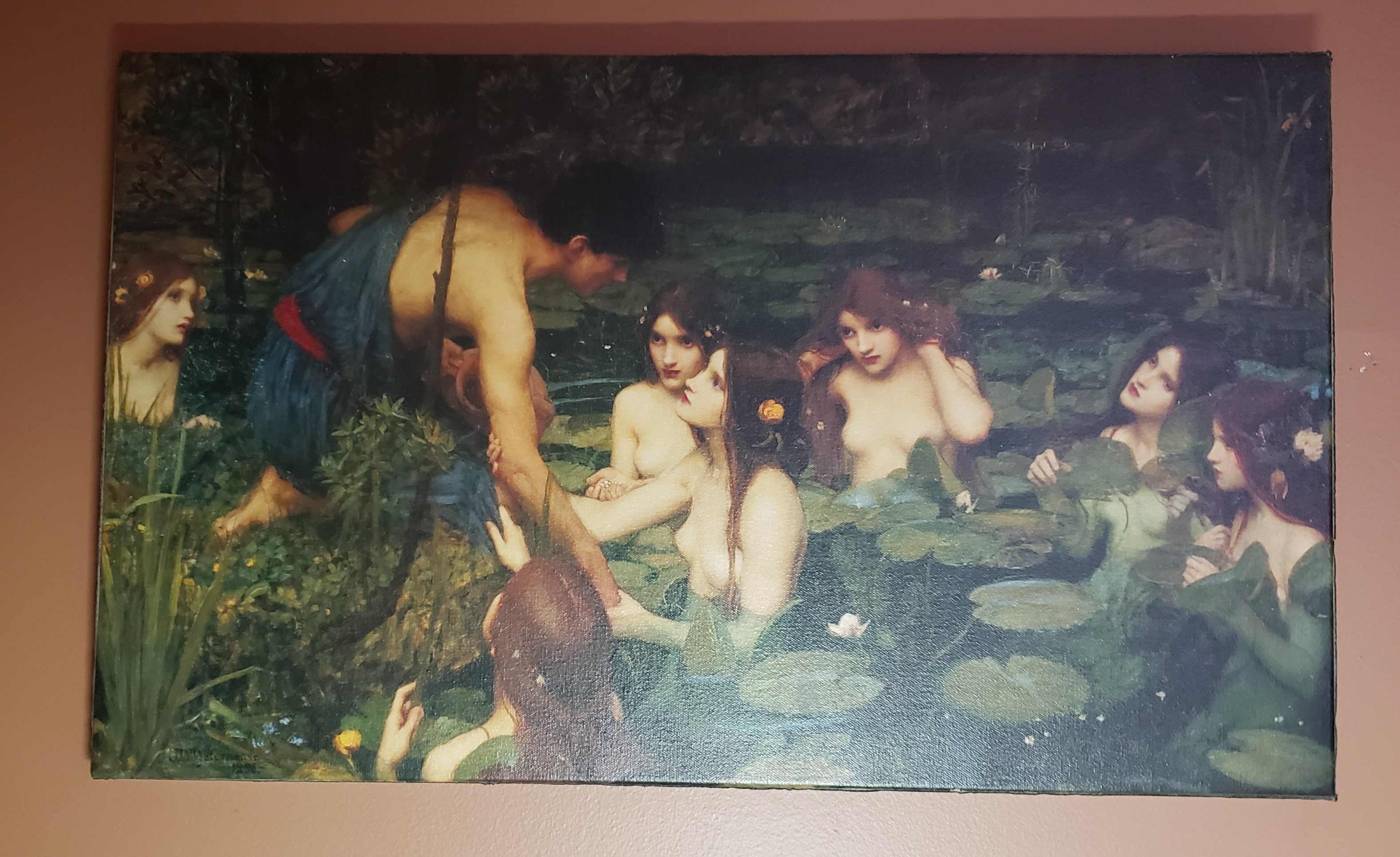 Hylas et les nymphes